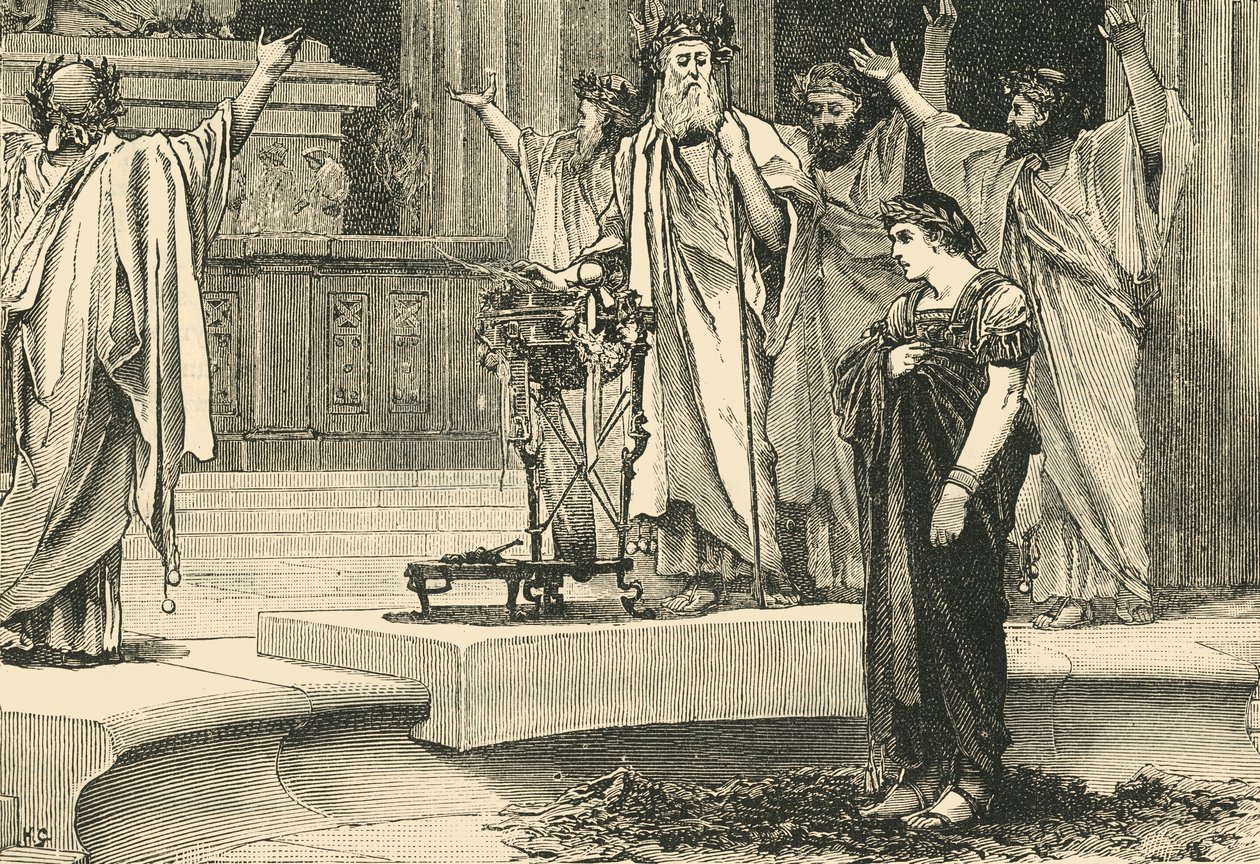 Alessandro al Tempio di Giove Ammone da Unbekannt