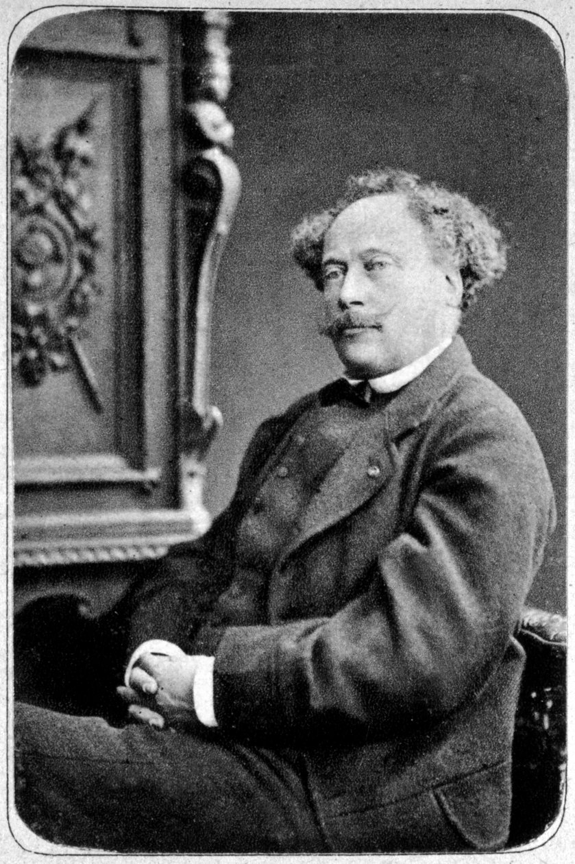 Alexandre Dumas il Giovane, scrittore francese, c1865-1895 da Unbekannt