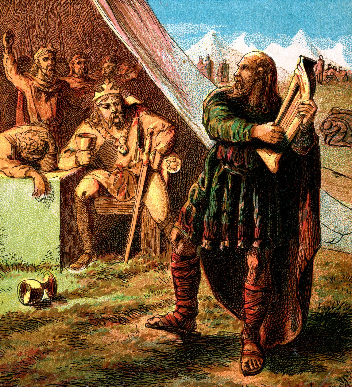 Alfredo nel campo danese, c1850 da Unbekannt