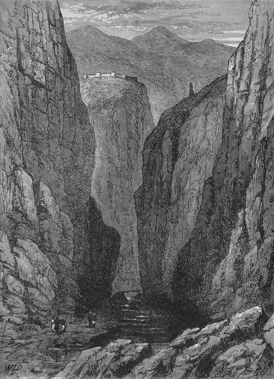 Ali Musjid e il Passo Khyber, c1880 da Unbekannt