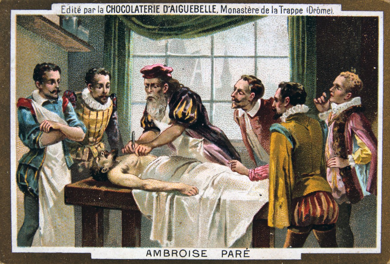 Ambroise Paré, chirurgo militare francese del XVI secolo da Unbekannt