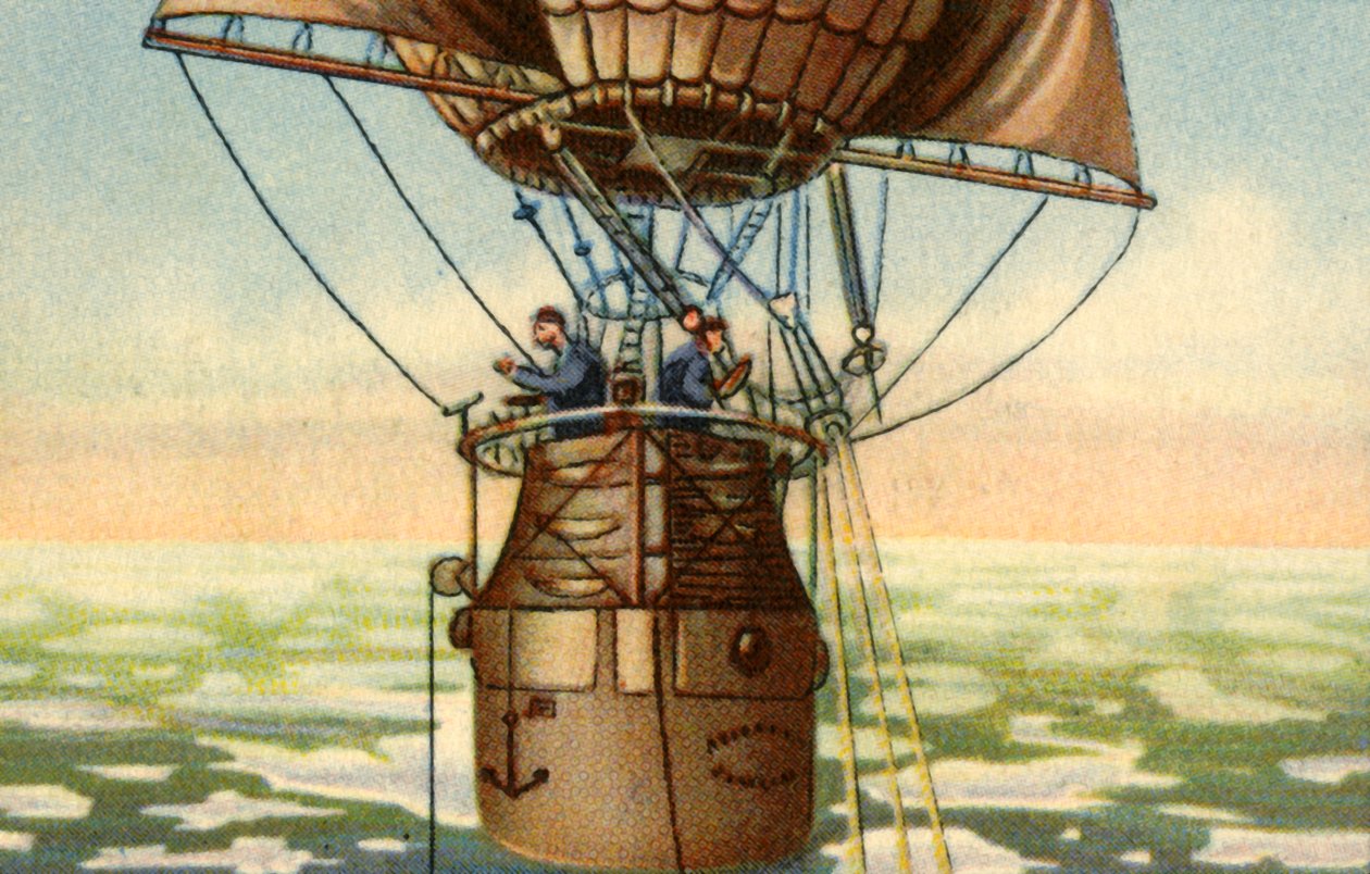 Spedizione in mongolfiera artica di Andrée, 1897, 1932 da Unbekannt