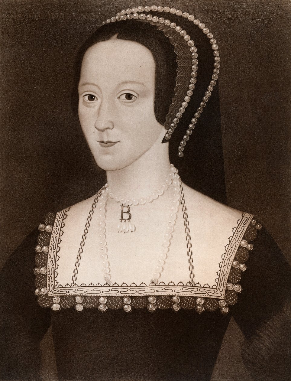 Anna Bolena, c1532, 1902 da Unbekannt