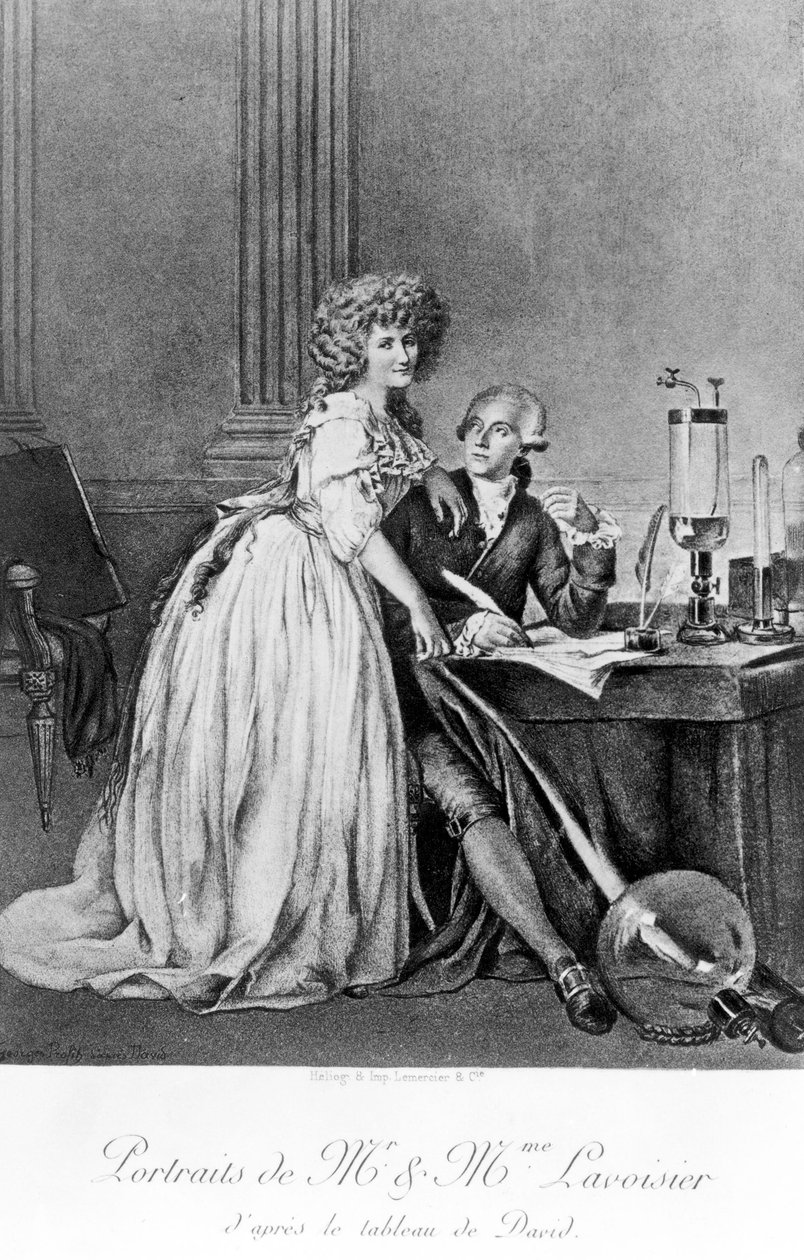 Antoine Lavoisier, chimico francese da Unbekannt