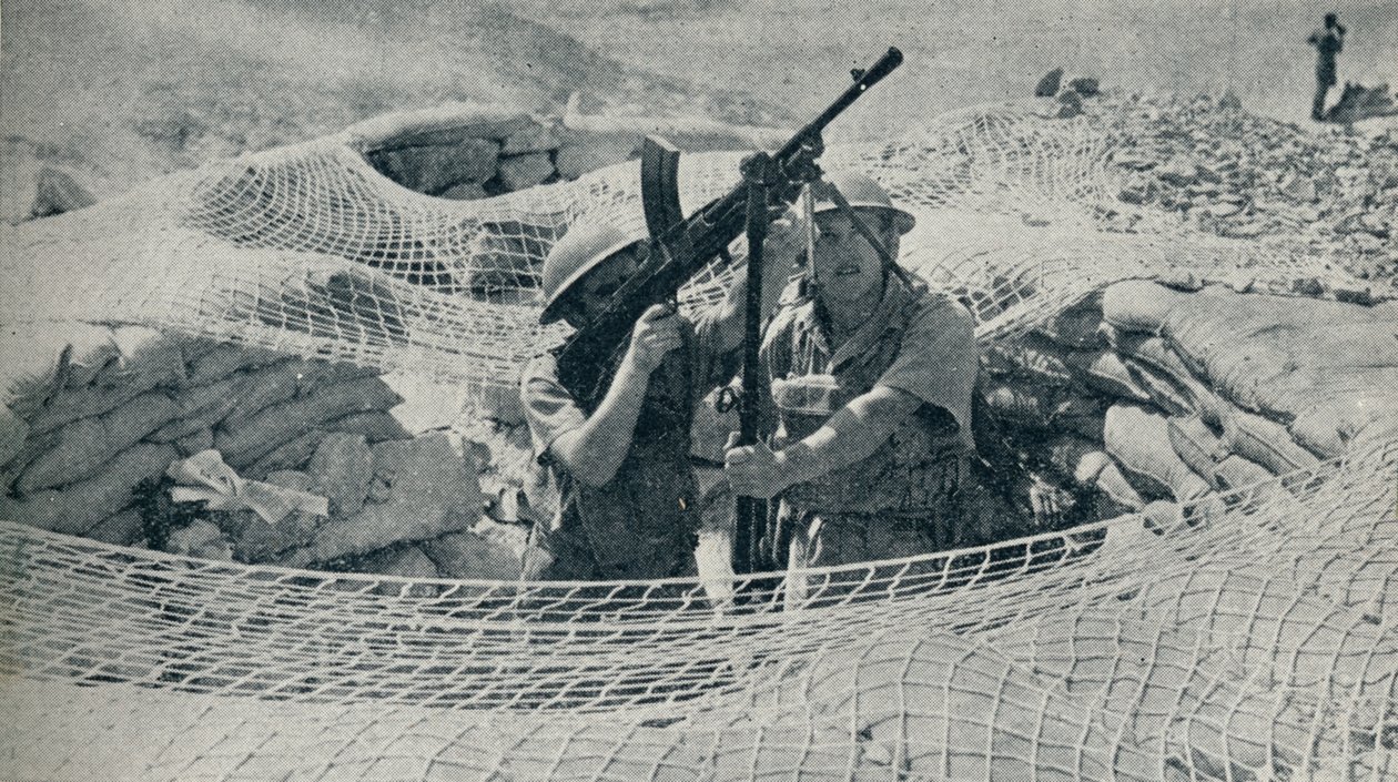 Anzacs di guardia in Egitto, 1940 da Unbekannt