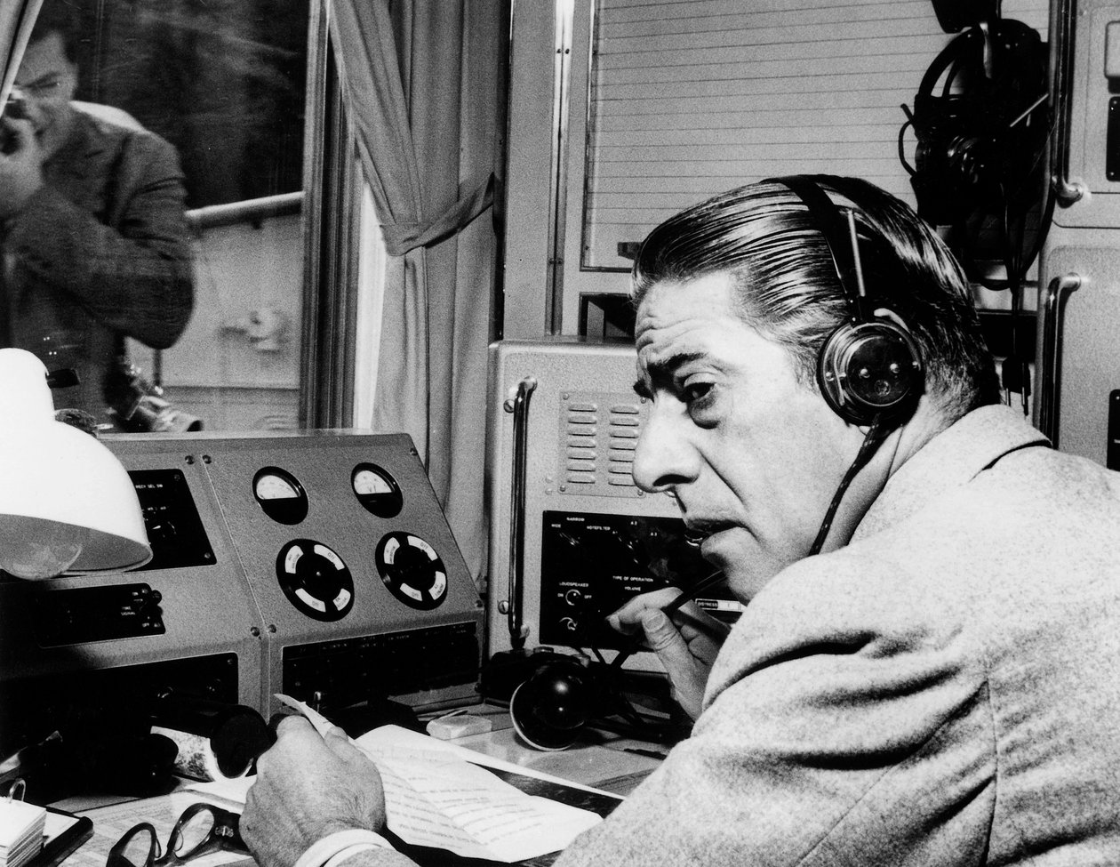 Aristotele Onassis sul suo yacht da Unbekannt