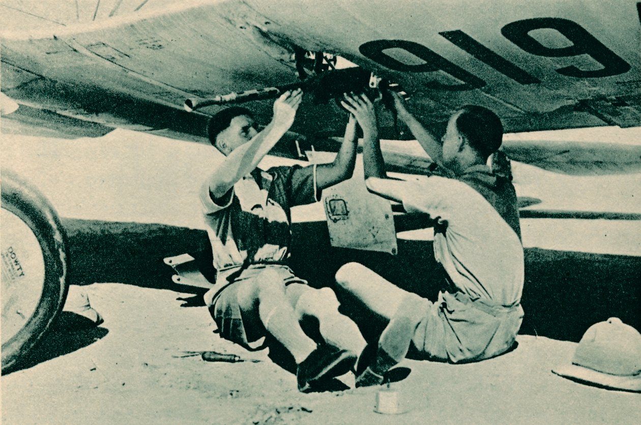 Sezione armamenti al lavoro, 1940 da Unbekannt