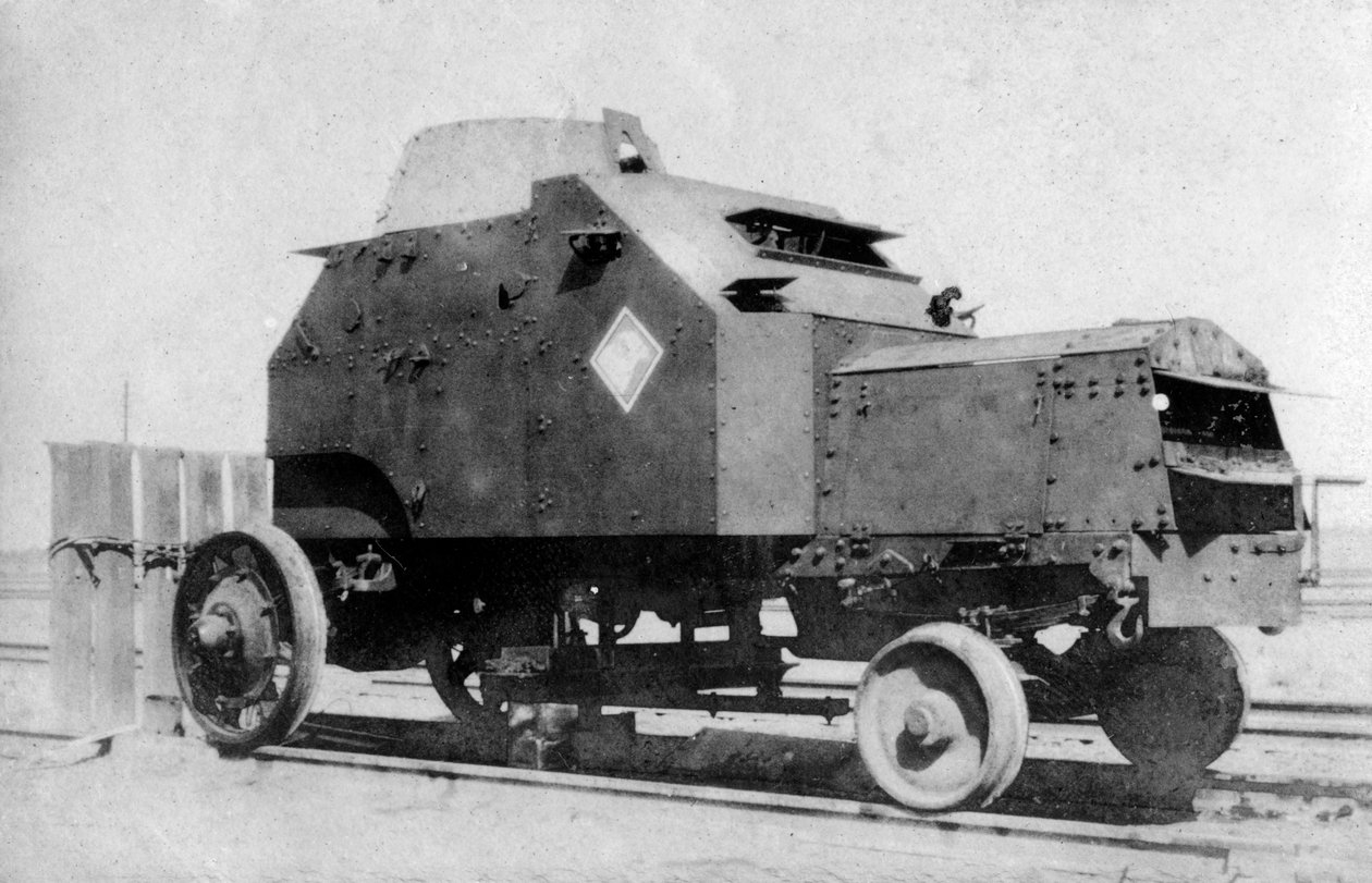 Autoblindo su rotaie, Baghdad, Iraq, 1917-1919 da Unbekannt