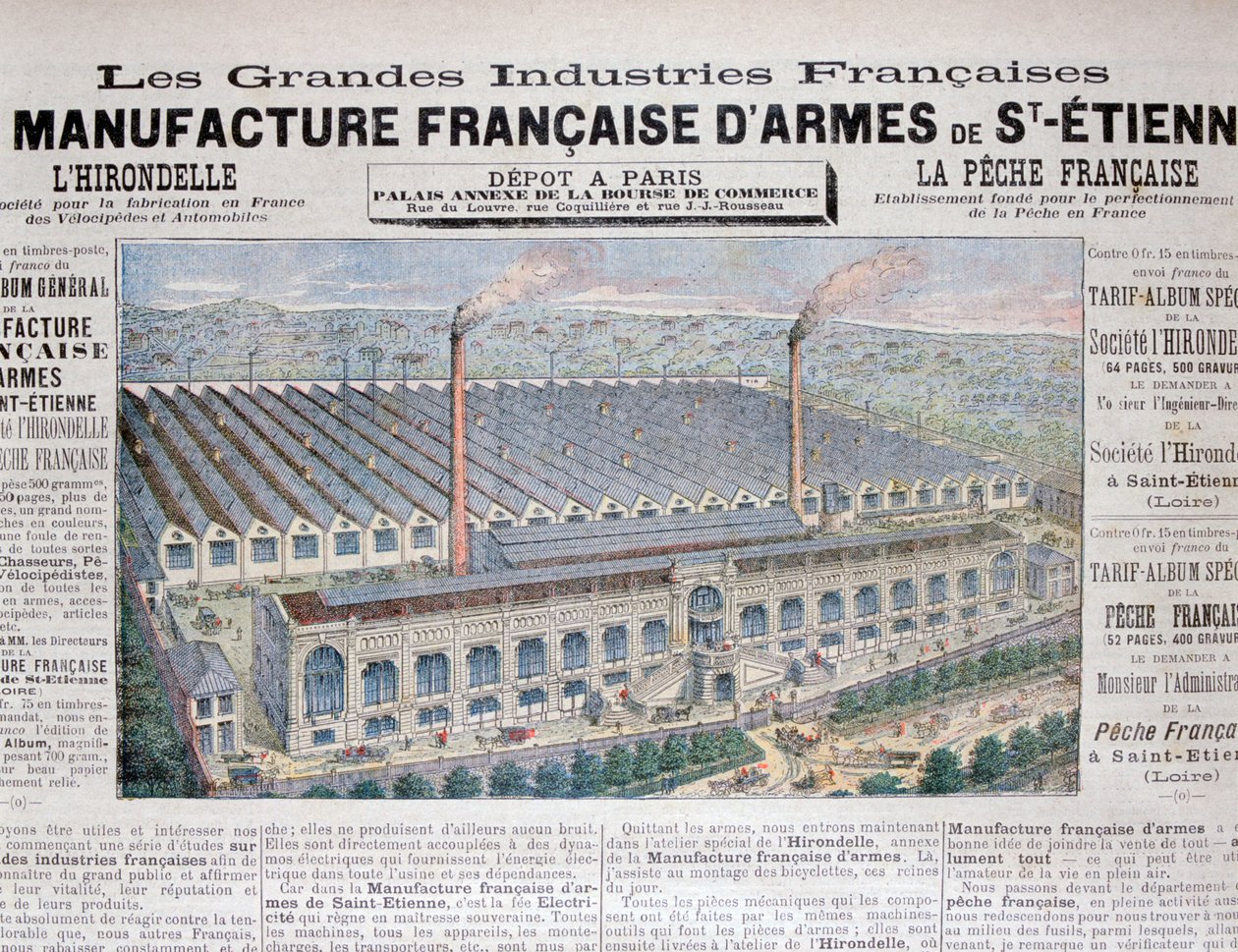 Industria di produzione di armi, St Etienne, 1896 da Unbekannt