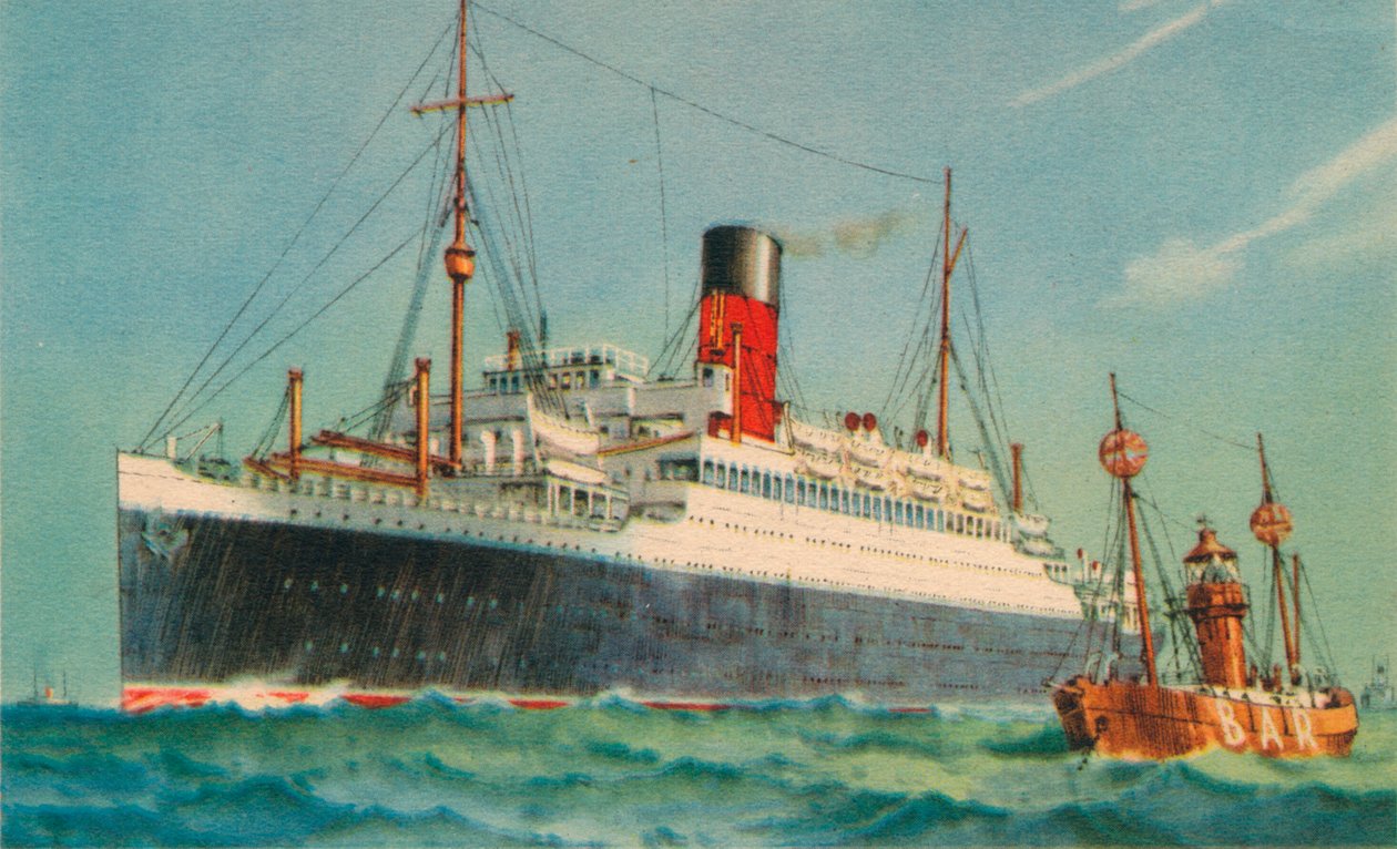 Ascania, Cunard White Star, anni 1920 da Unbekannt