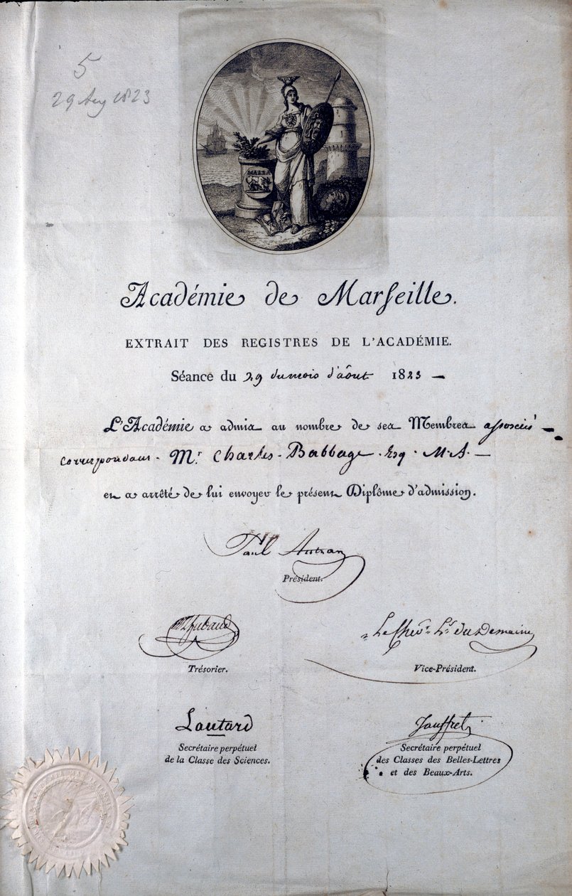 Diploma di Babbage dall