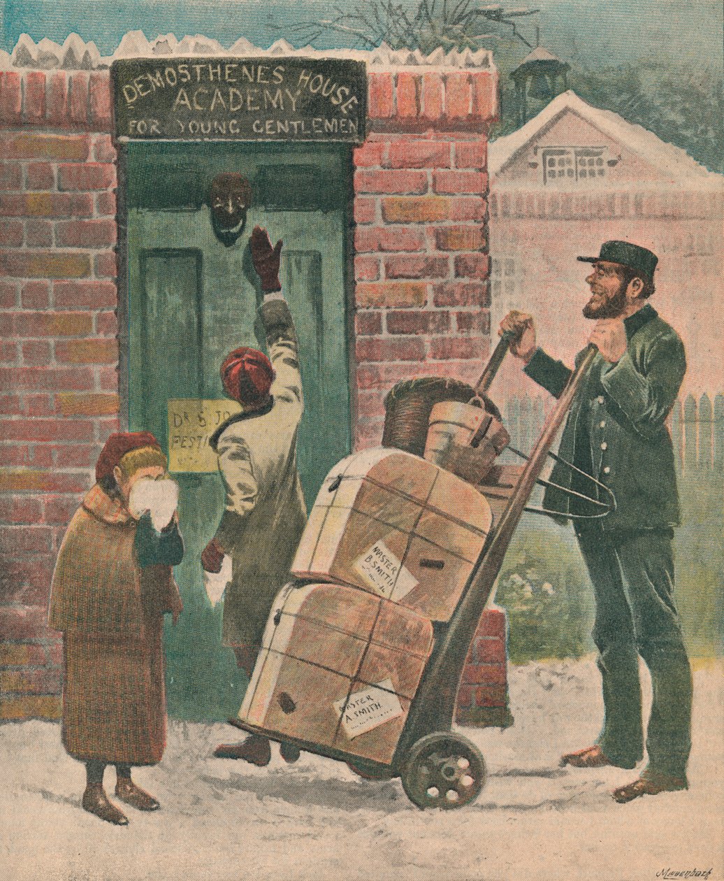 Ritorno a scuola, 1895 da Unbekannt