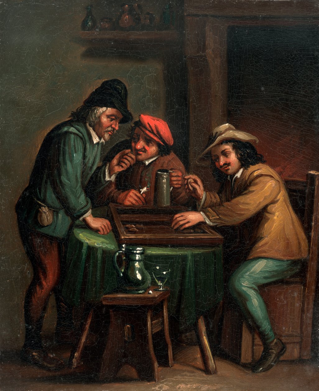 Giocatori di backgammon da Unbekannt