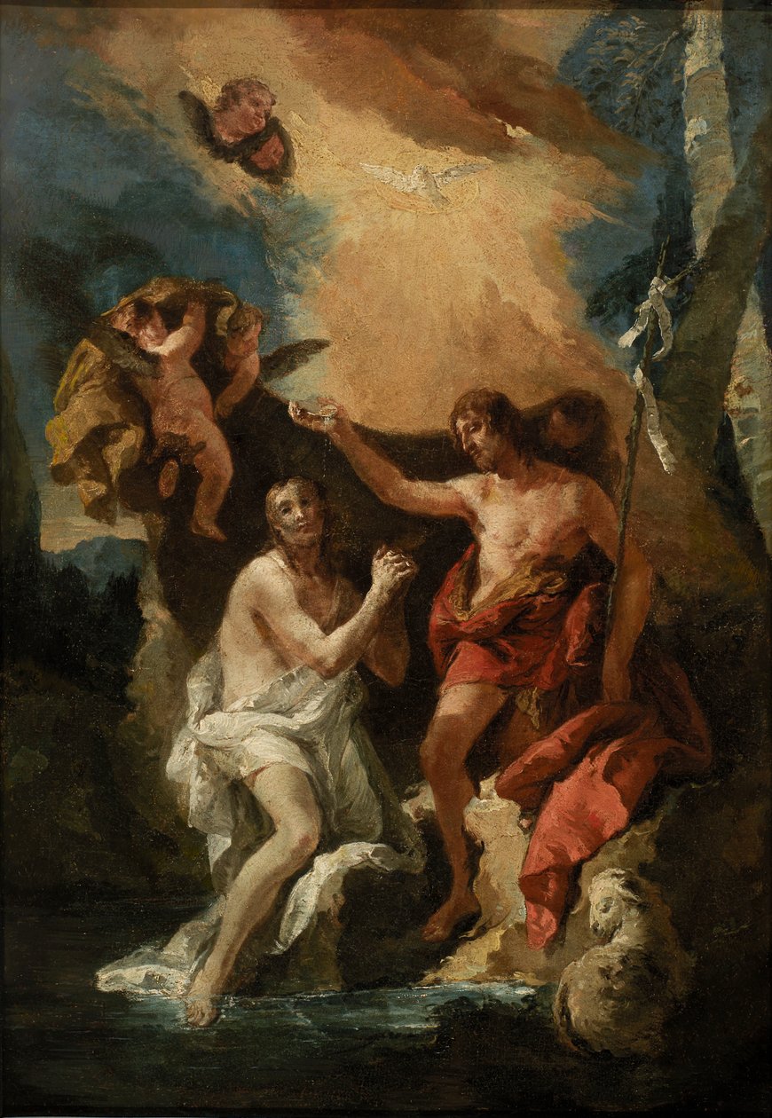 Battesimo di Cristo, XVIII secolo da Unbekannt