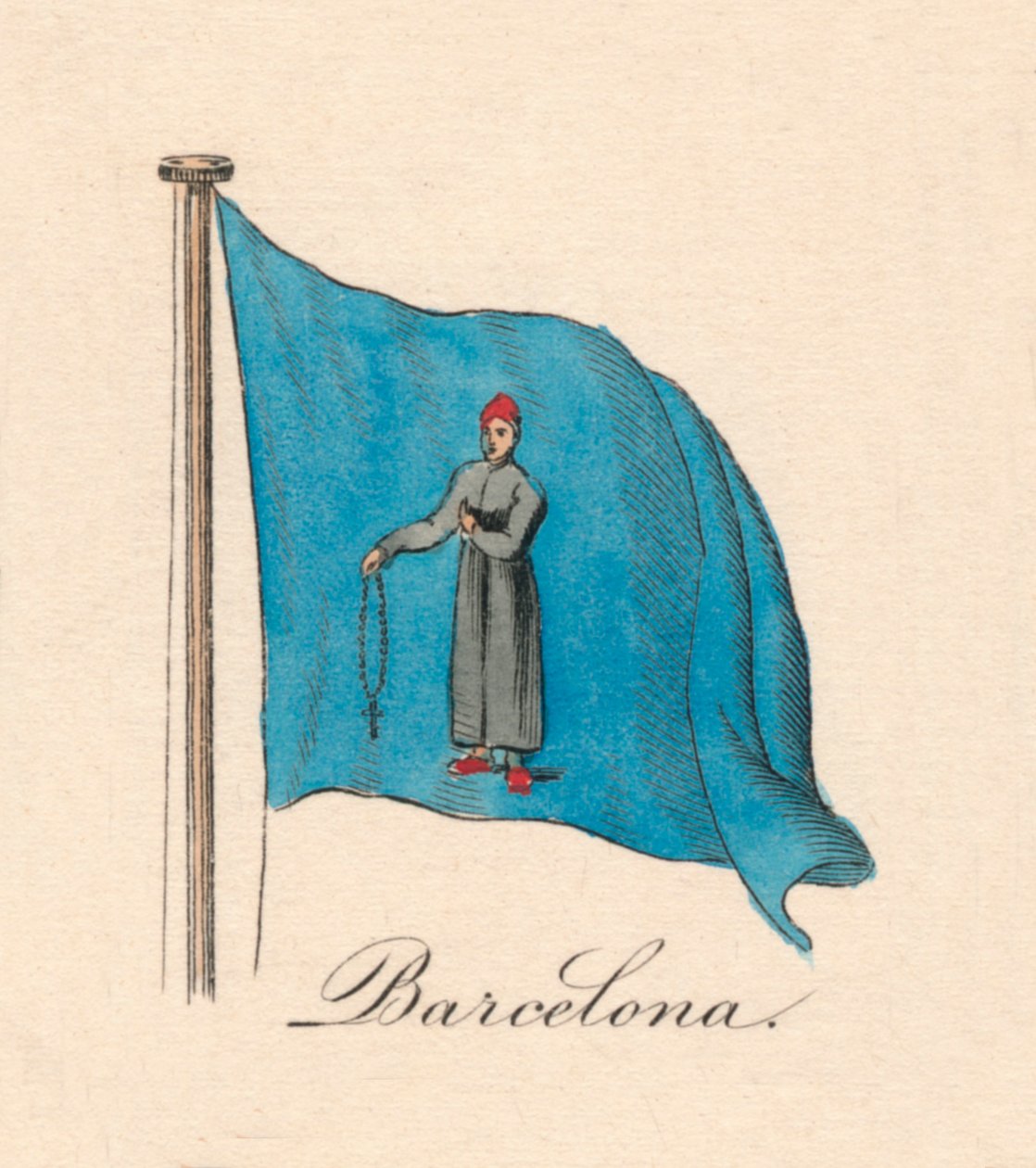 Barcellona, 1838 da Unbekannt