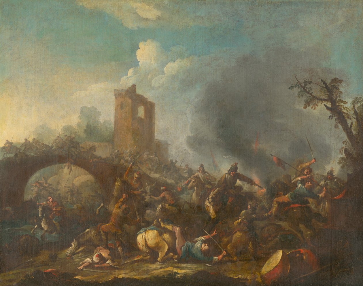 Scena di battaglia da Unbekannt