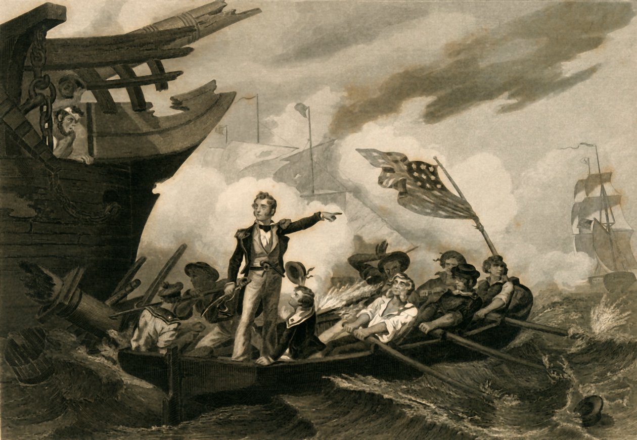 Battaglia del Lago Erie, 1878 da Unbekannt