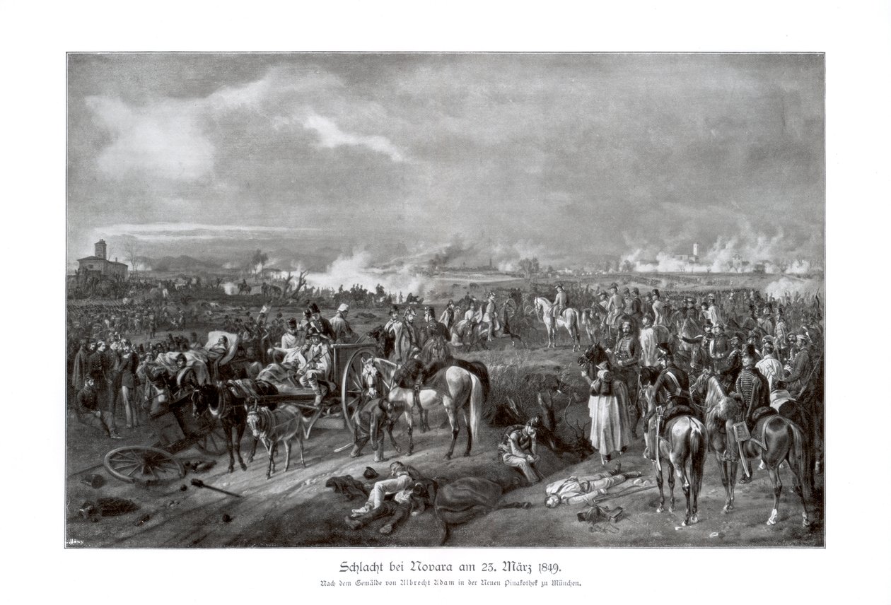 Battaglia di Novara, Italia, 23 marzo 1849, 1900 da Unbekannt