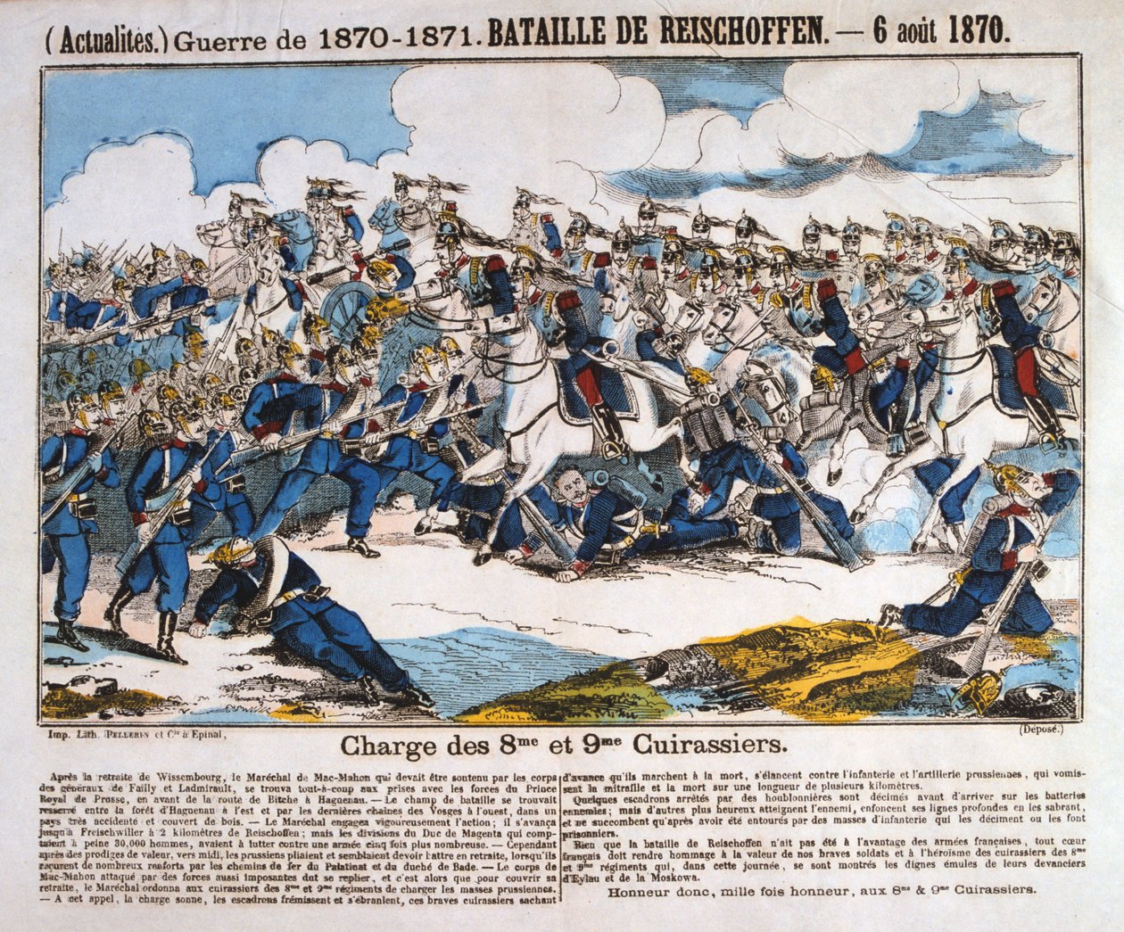 Battaglia di Reichshoffen, guerra franco-prussiana, 6 agosto 1870 da Unbekannt