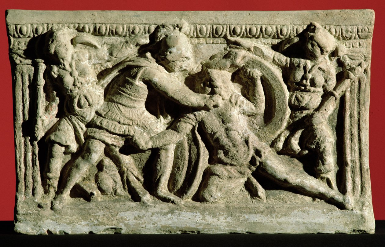 Scena di battaglia da un