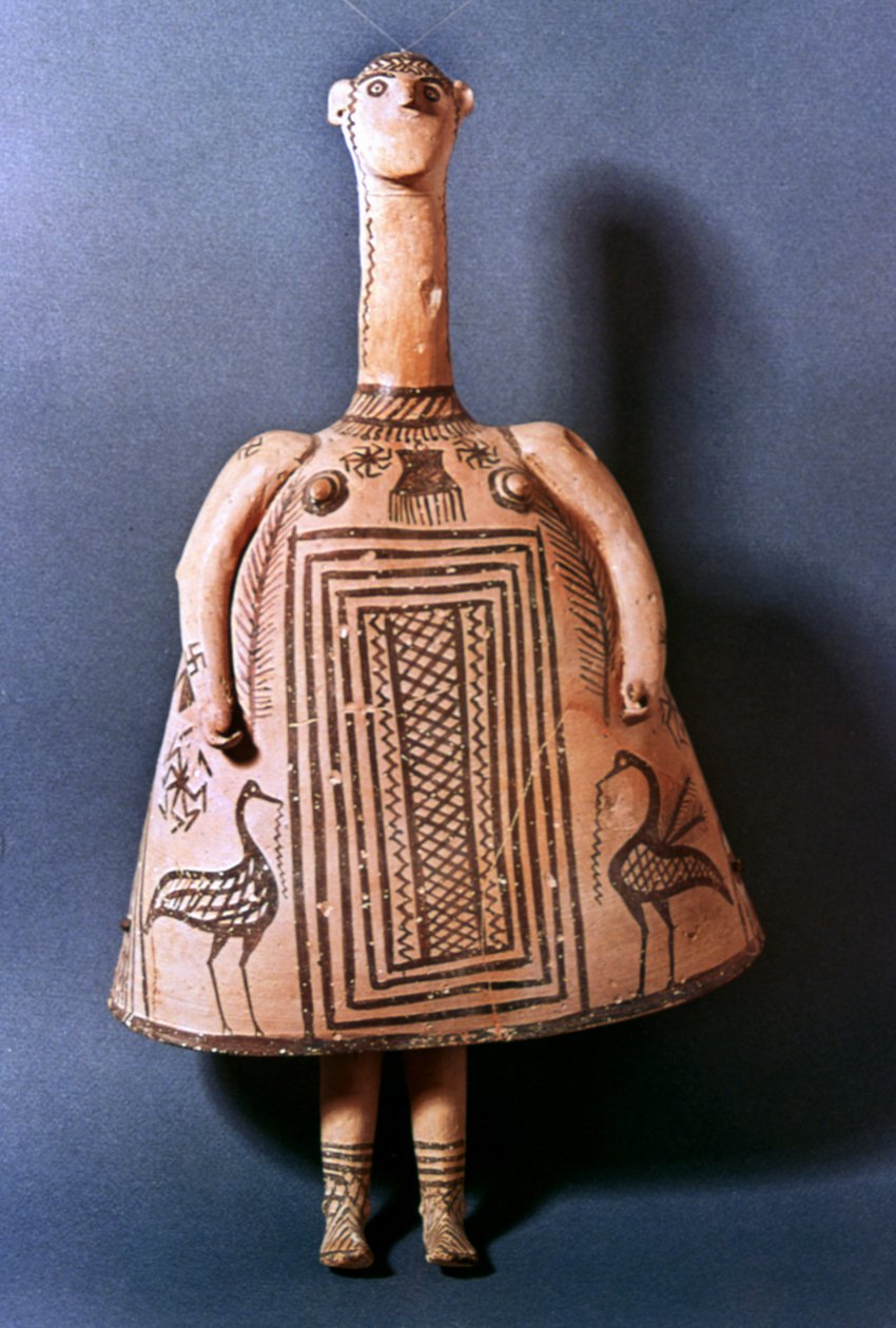 Idolo campana, Antica Grecia, c700 a.C. da Unbekannt