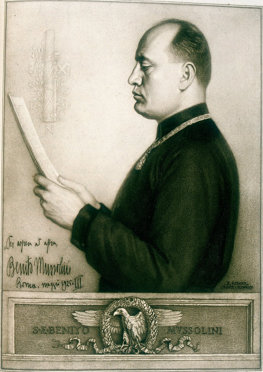 Benito Mussolini, 1925 da Unbekannt