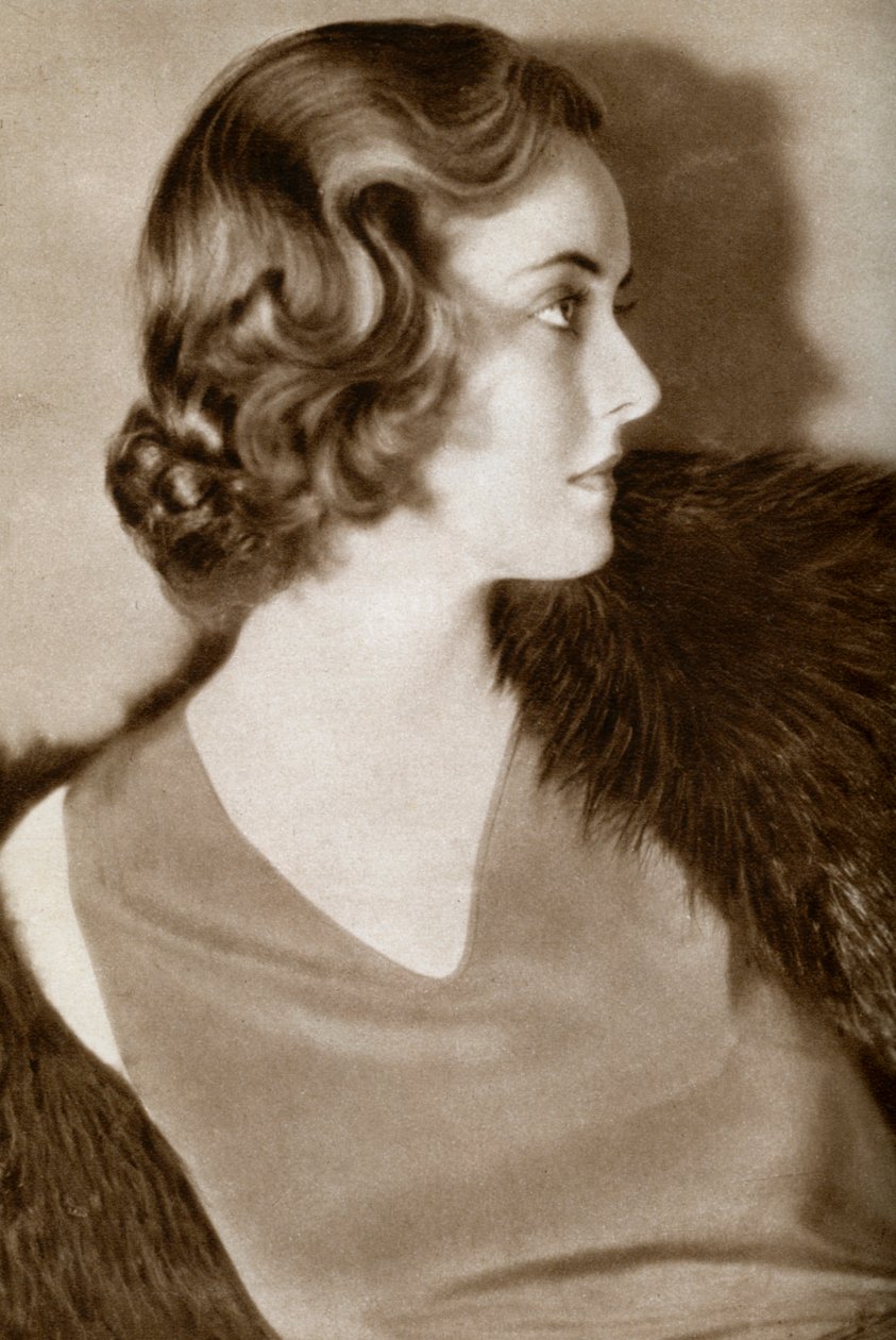 Bette Davis, attrice americana, 1933 da Unbekannt