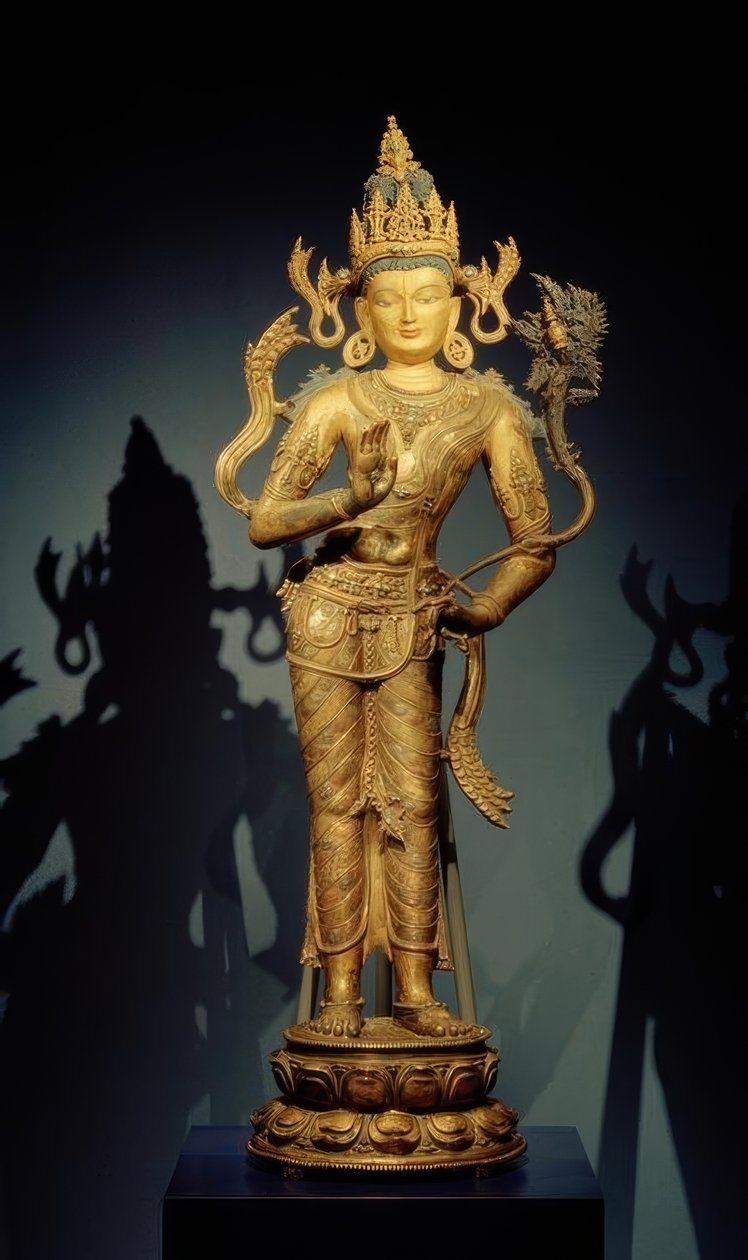 Bodhisattva Maitreya / Scultura, XI-XII secolo da Unbekannt