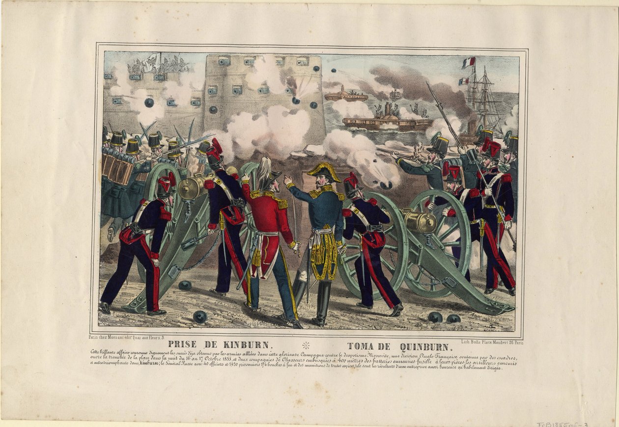 Bombardamento di Kinburn da Unbekannt