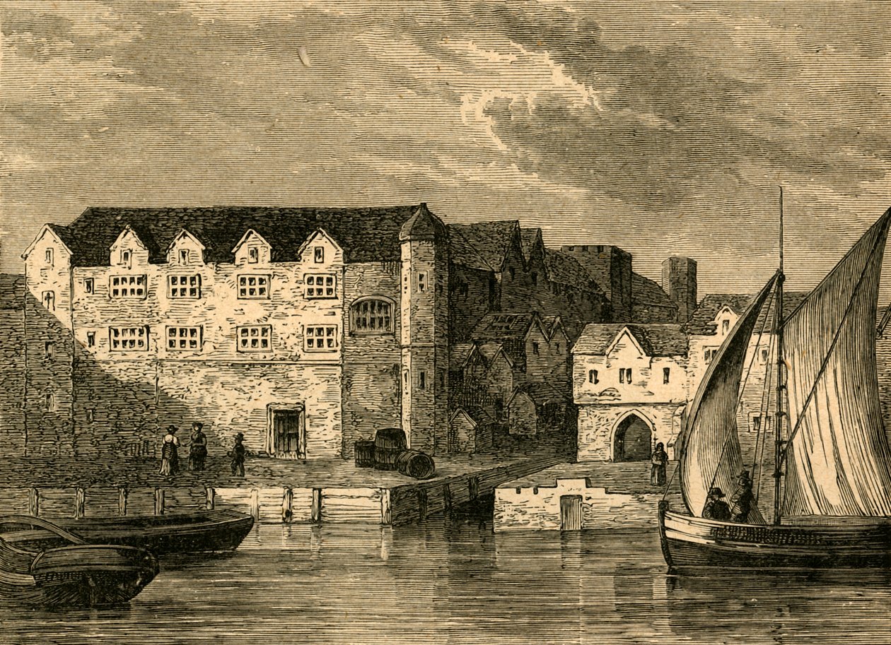 Bridewell nel 1666 da Unbekannt