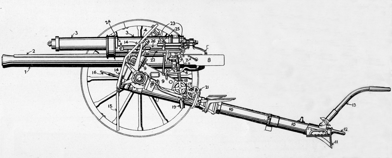 Cannone britannico da 18 libbre, 1915 da Unbekannt