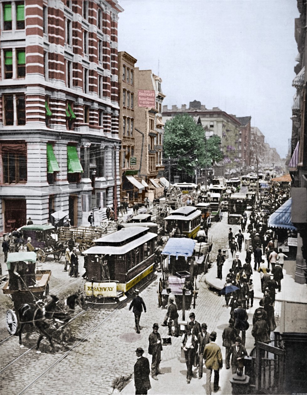 Broadway, New York, XIX secolo da Unbekannt