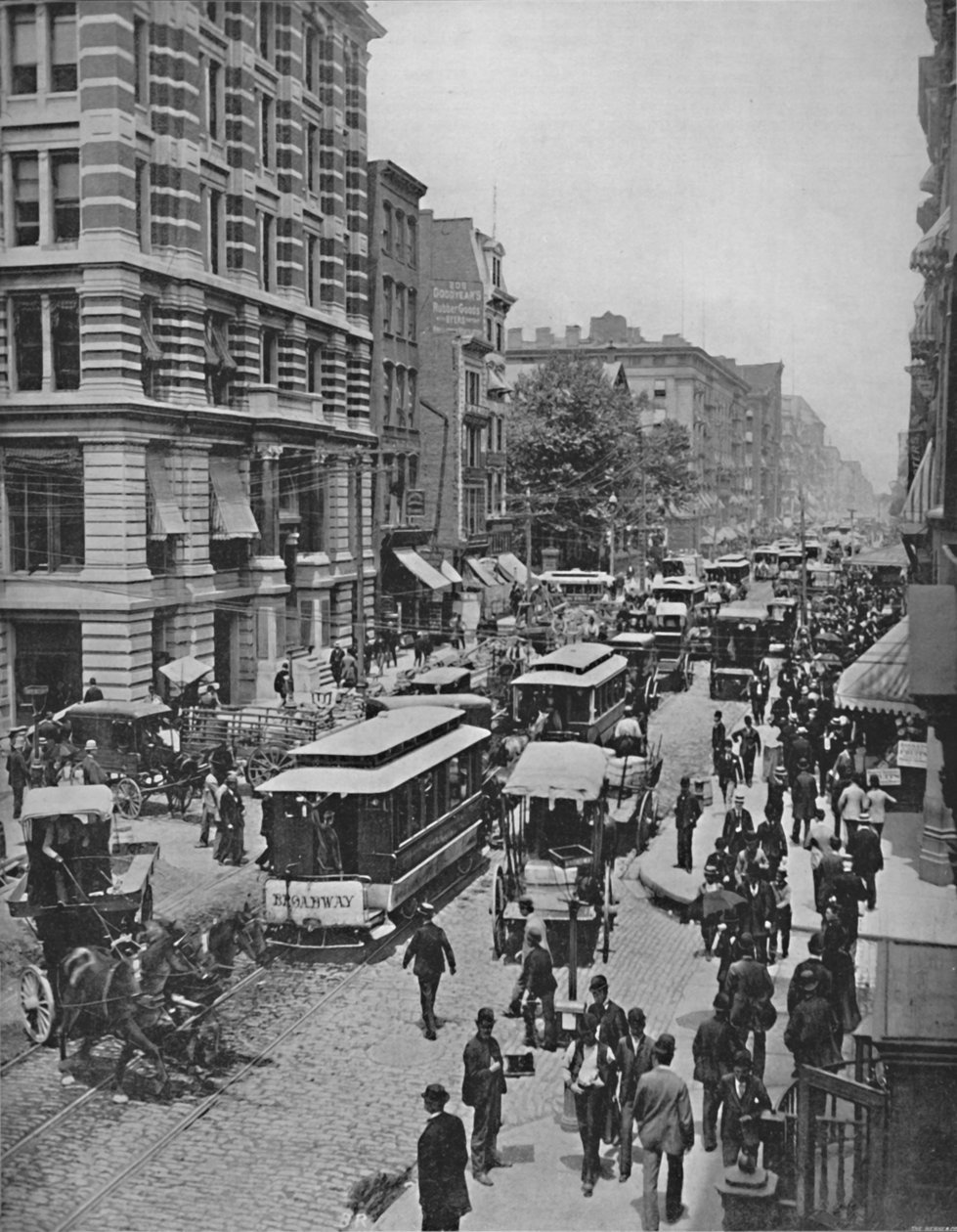 Broadway, New York, XIX secolo da Unbekannt
