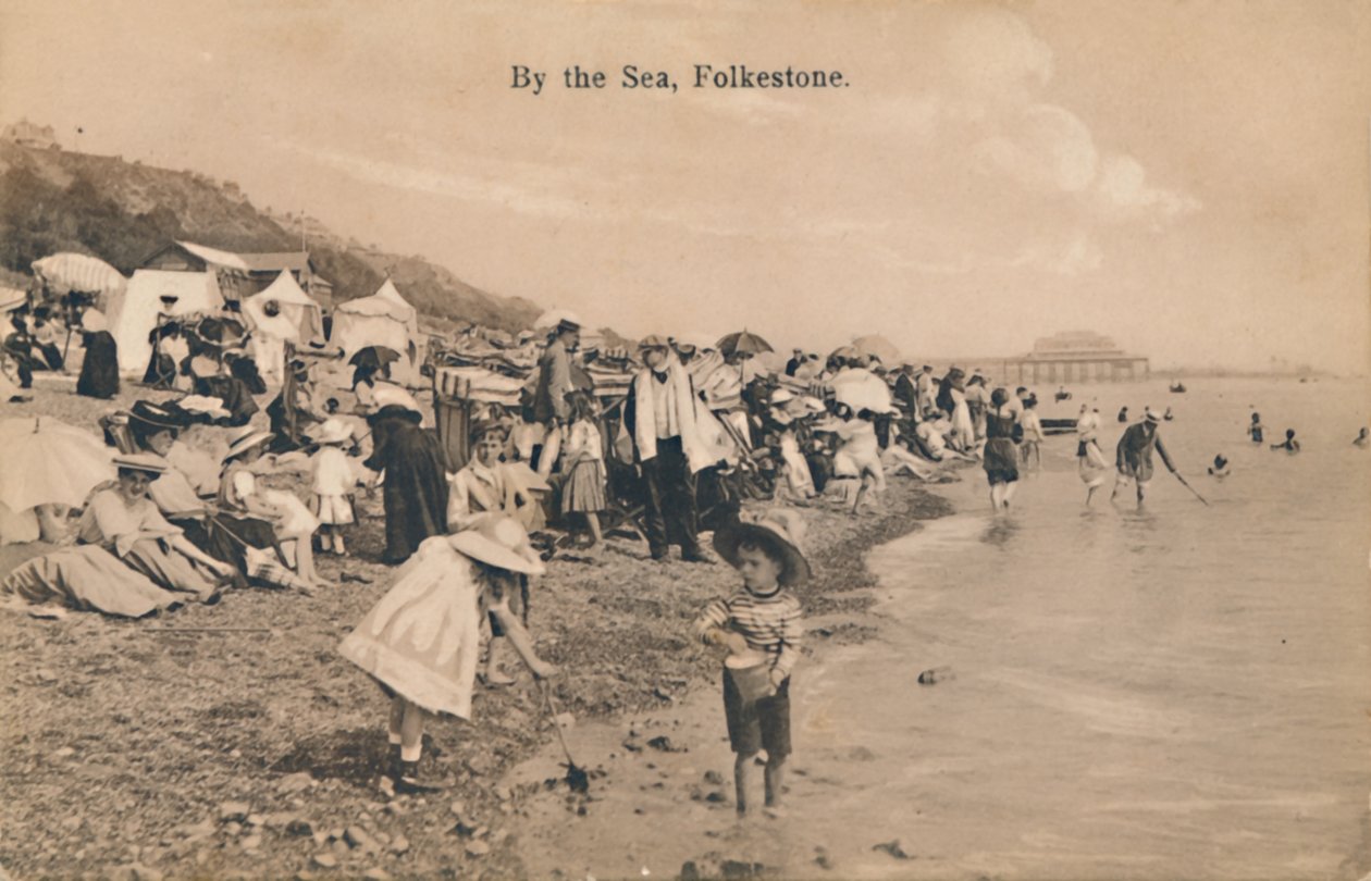 Vicino al mare, Folkestone, fine XIX-inizio XX secolo da Unbekannt