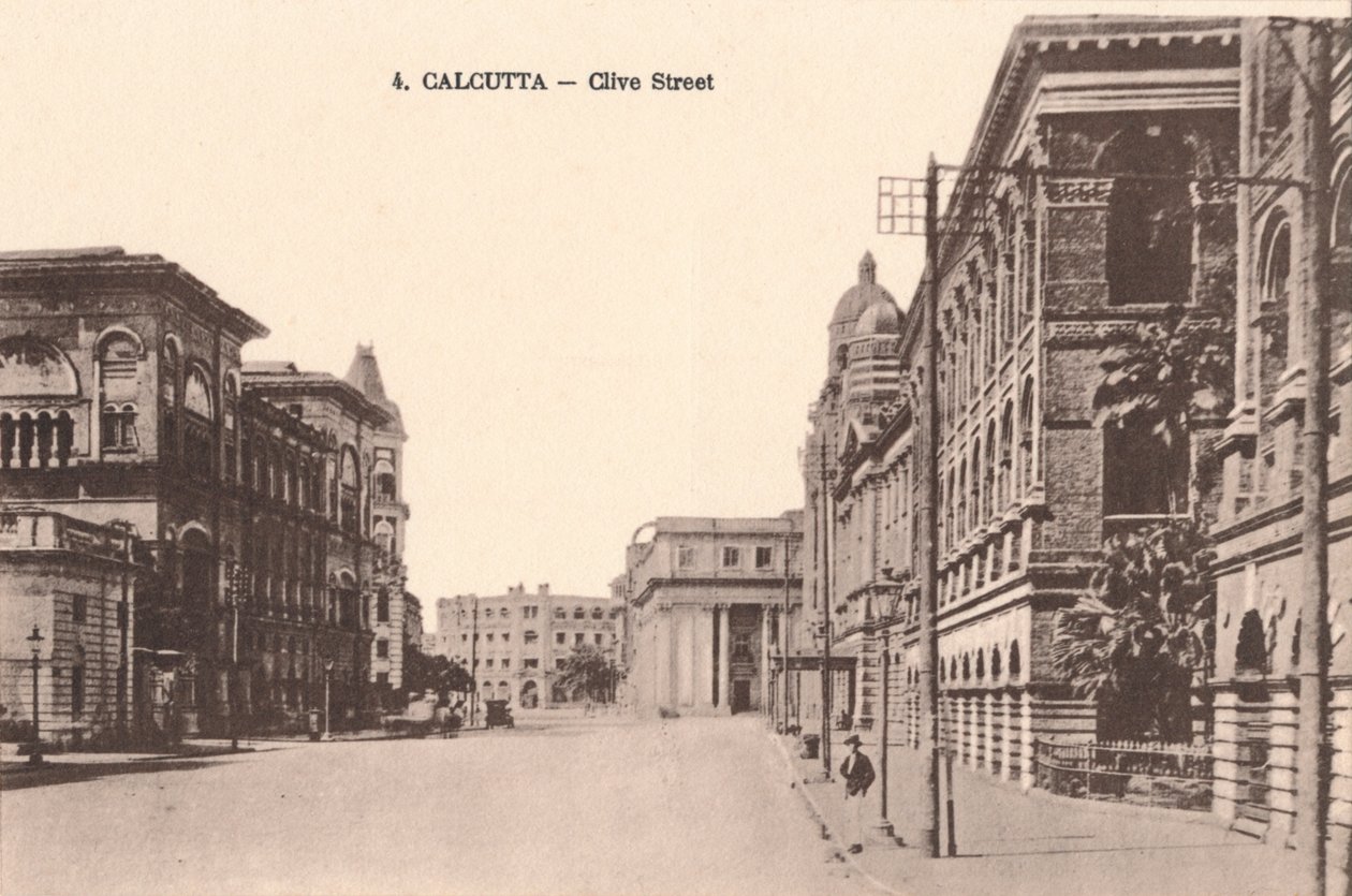 Calcutta - Clive Street, c1900 da Unbekannt
