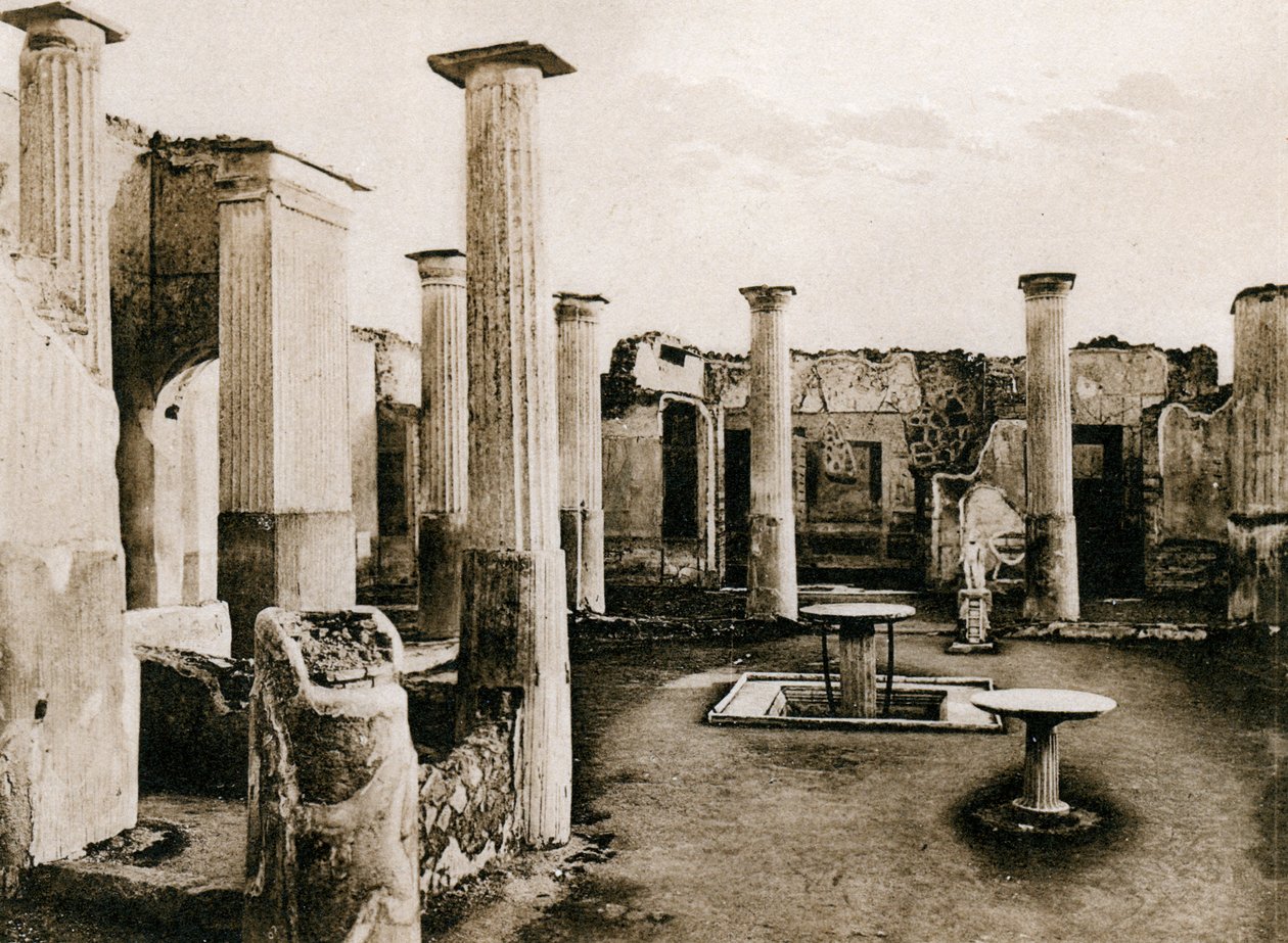 Casa di Marco Olconio, Pompei, Italia, c1900 da Unbekannt