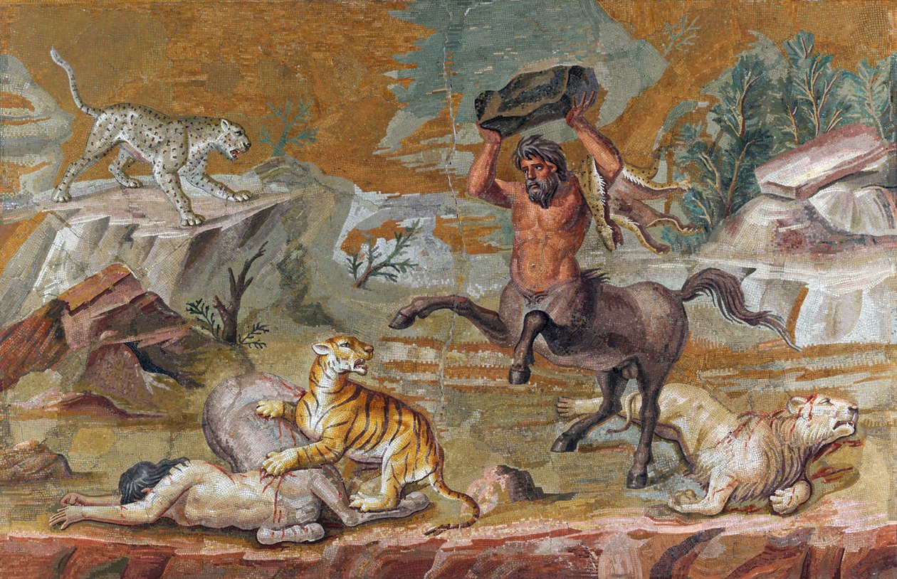 Mosaico del centauro (ritoccato) da Unbekannt