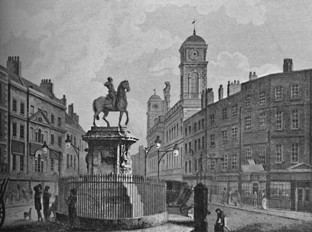 Charing Cross e Northumberland House da Unbekannt