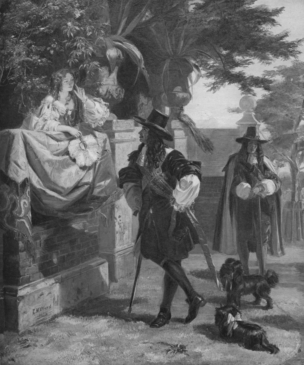Carlo II e Nell Gwynn da Unbekannt
