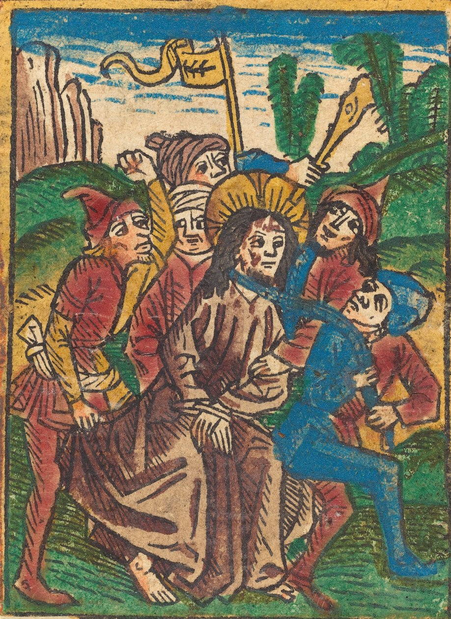 Cristo condotto in prigione, c. 1490 da Unbekannt