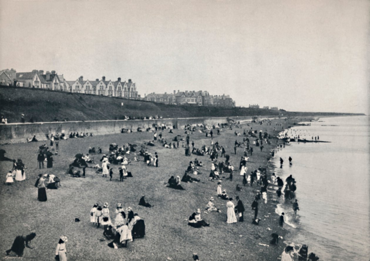 Clacton-On-Sea - Sulla spiaggia, 1895 da Unbekannt