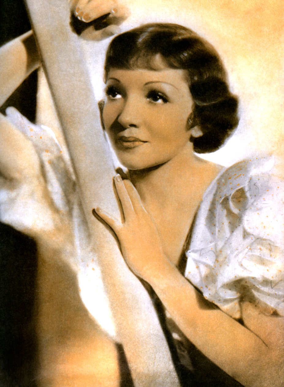 Claudette Colbert, attrice franco-americana, 1934-1935 da Unbekannt