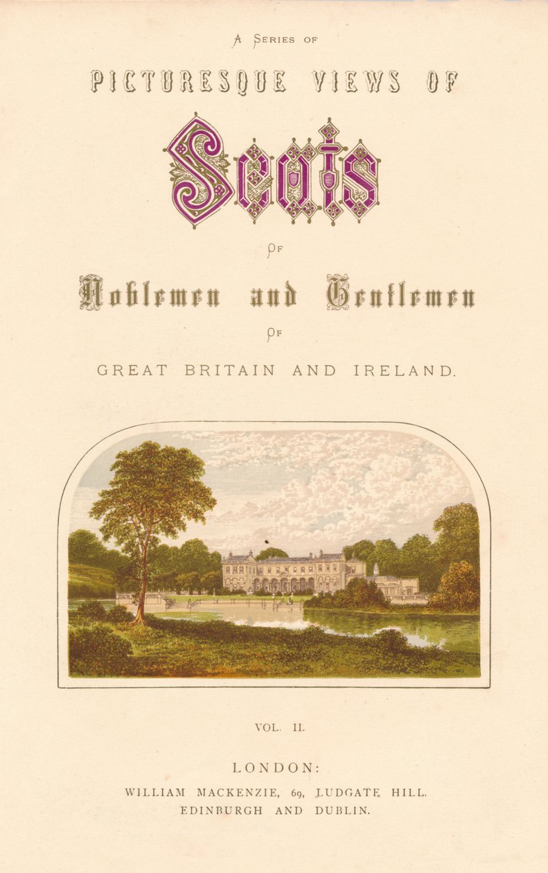 Clumber Park, c1880 da Unbekannt