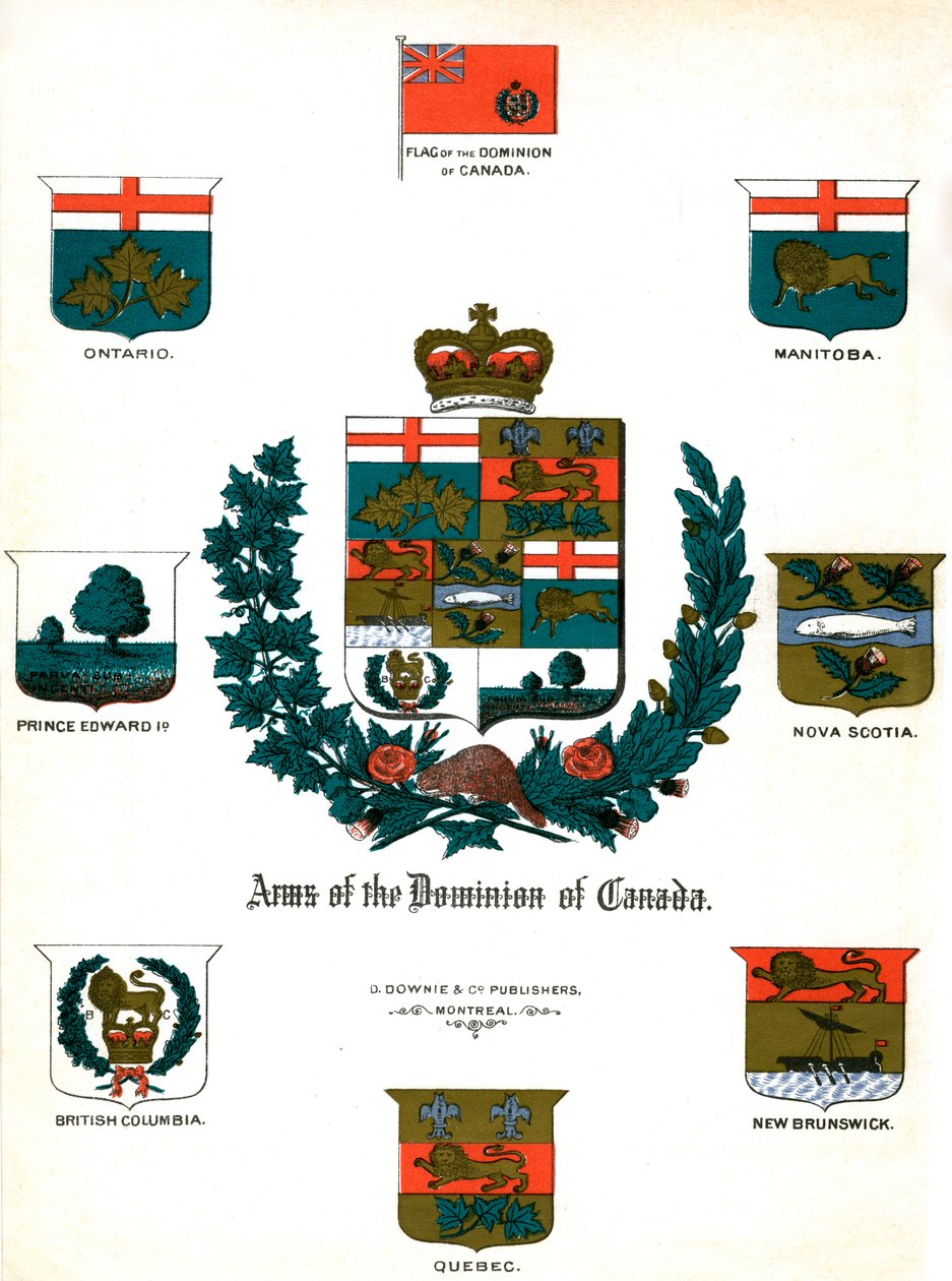 Stemmi e bandiere del Canada da Unbekannt