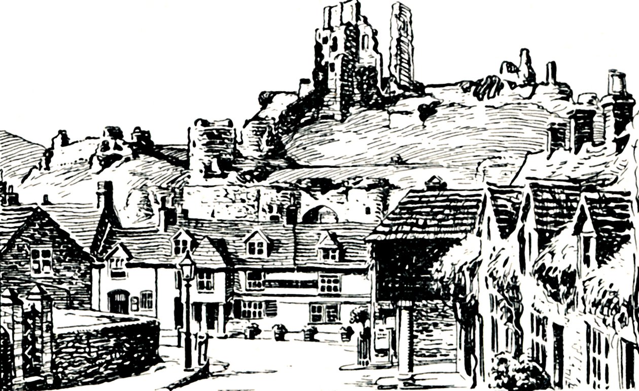 Villaggio di Corfe da Unbekannt