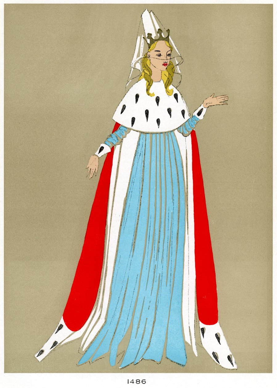 Costume del 1486, inizio a metà del XX secolo da Unbekannt