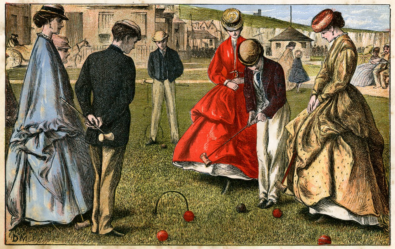 Croquet, XIX secolo da Unbekannt