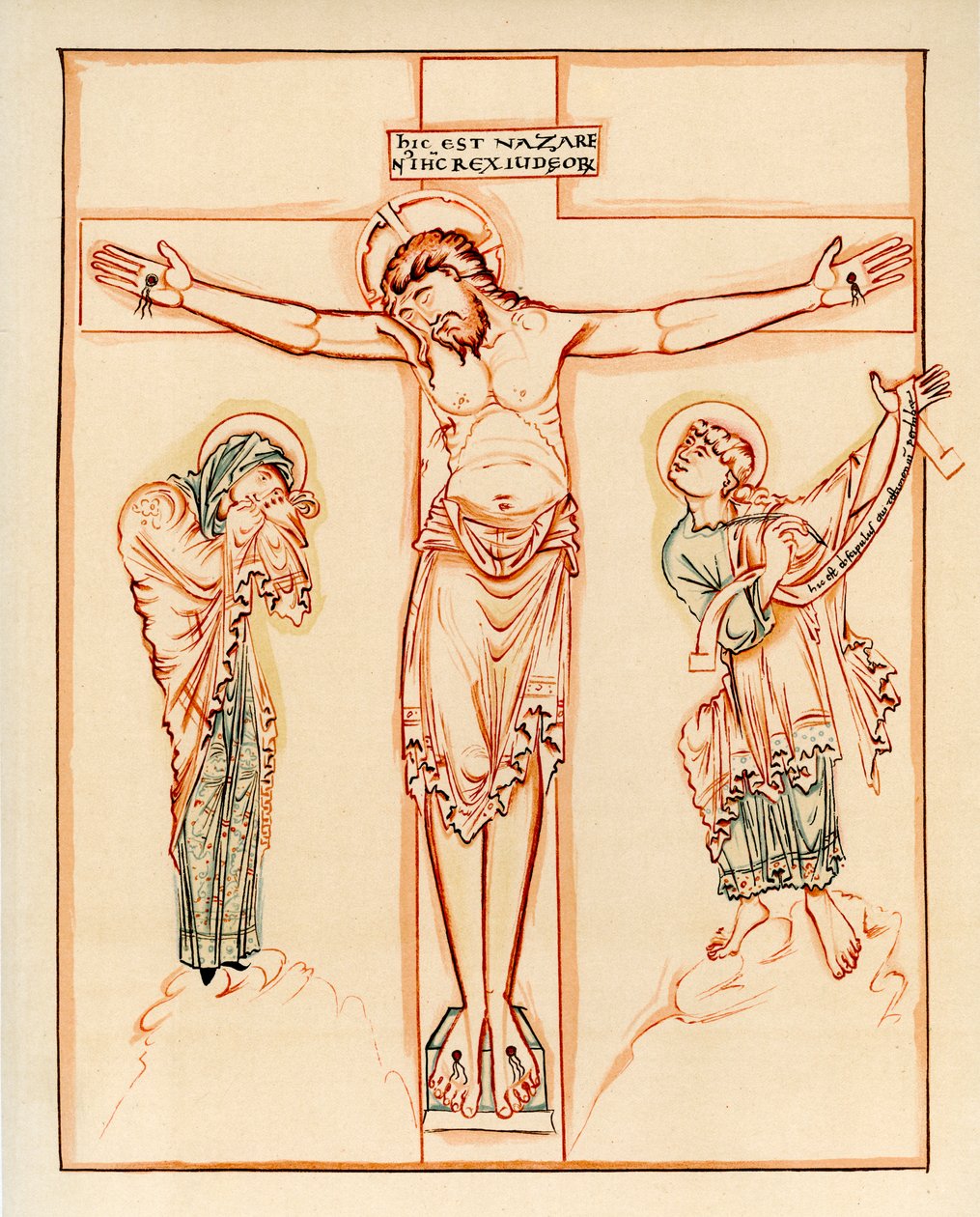 Crocifissione, 980-1000 d.C. da Unbekannt