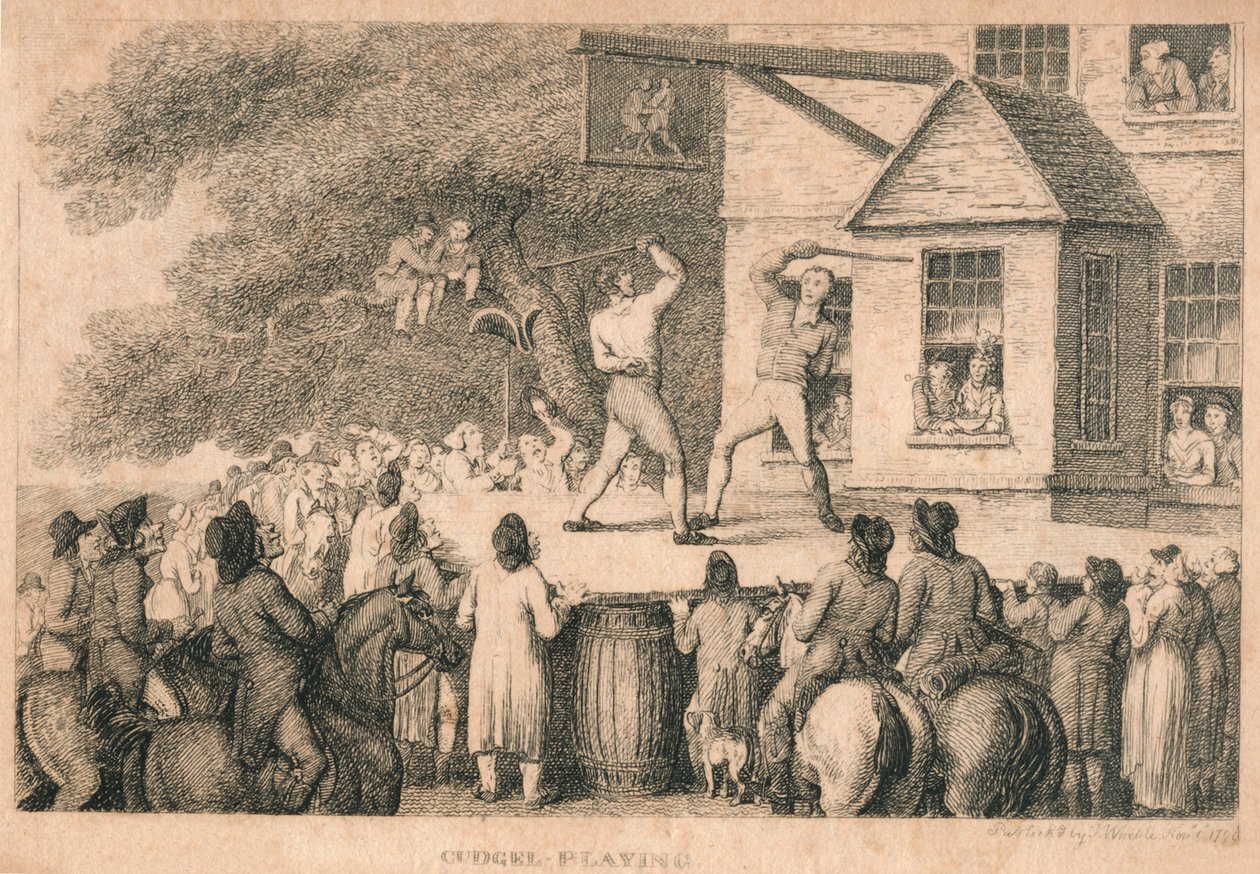 Gioco del bastone, 1799 da Unbekannt