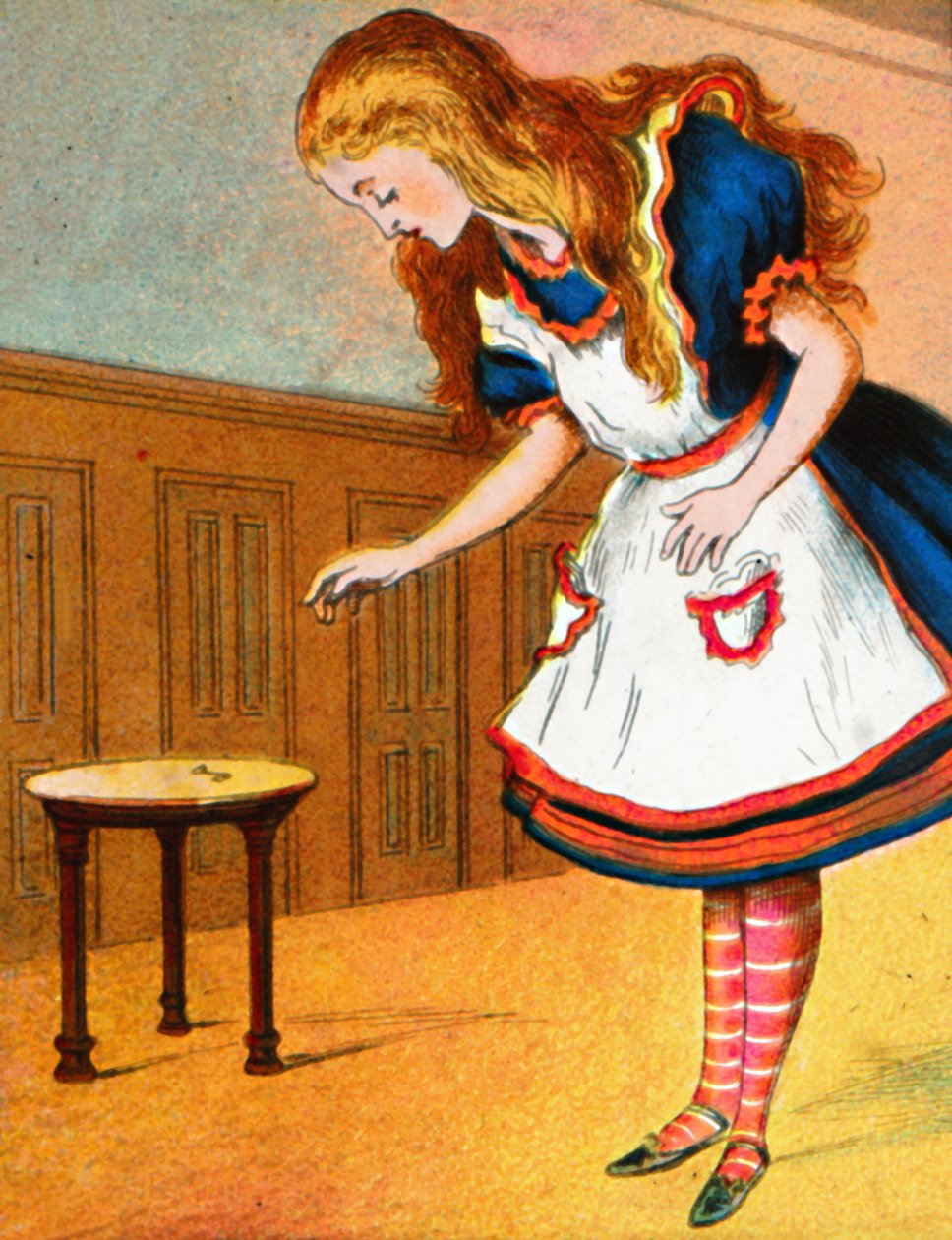 Sempre più curioso, gridò Alice, c1900 da Unbekannt